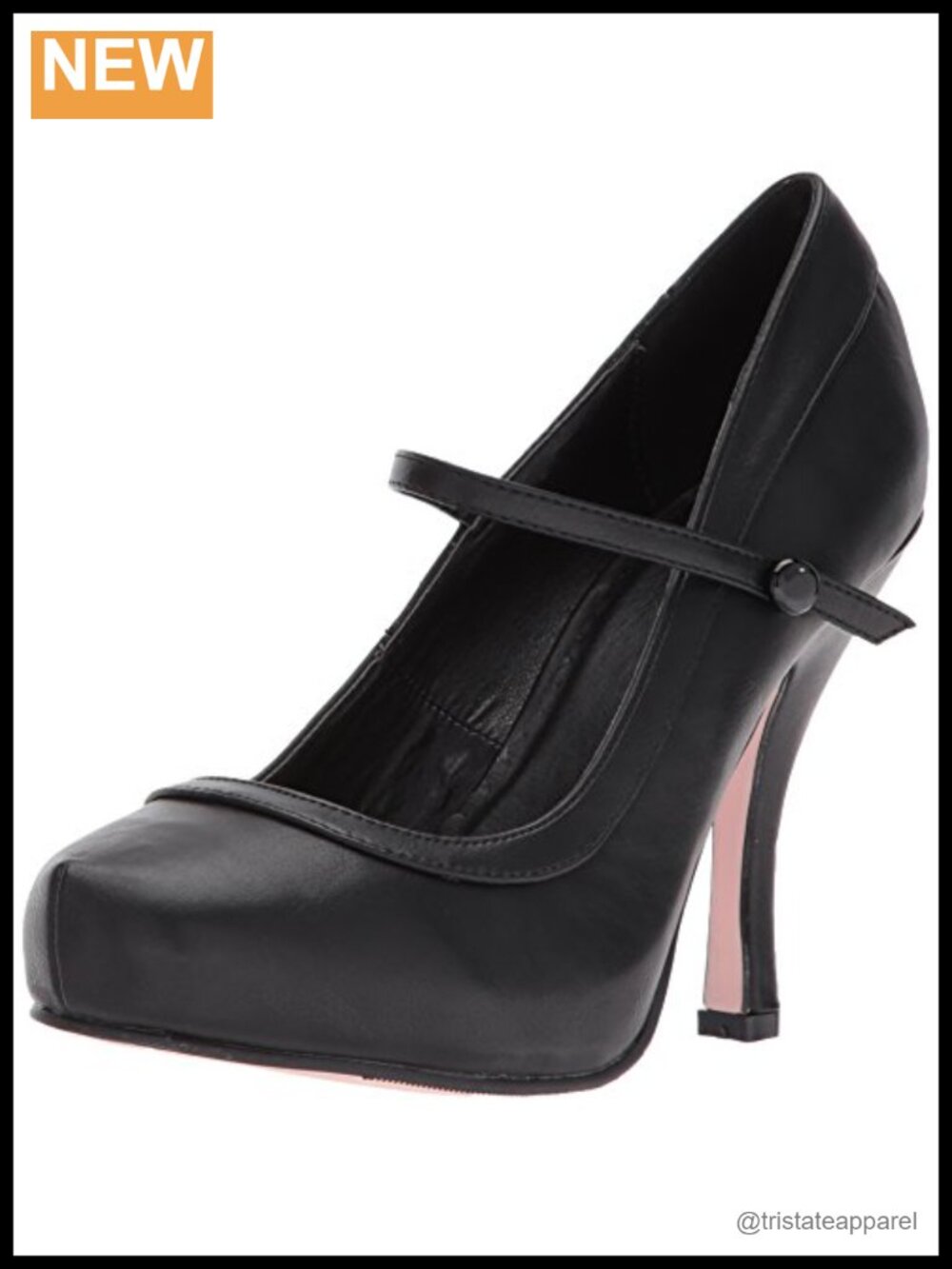 Mary Jane Platform Pump Stiletto Heel Buckle Closure Dance Shoe